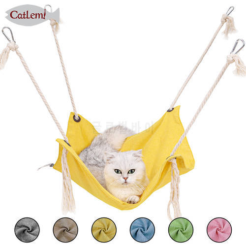 Pet Hamster Cat Hammock Summer Breathable Multicolor Bed for Chinchilla Guinea Rabbit Small Pets Swing Toys Kitten Hanging Beds