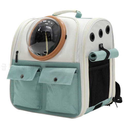 2022 New Pet Outdoor Portable Bag Cat Bag Space Cat Cabin Backpack Pet Breathable Cat Backpack Capsule Backpack Pet Supplies