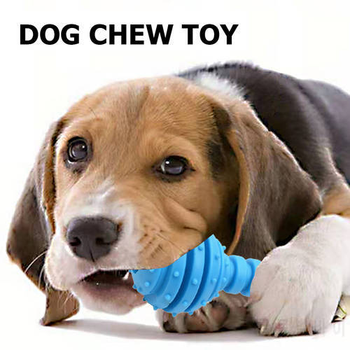 Dog Chew Toys Pet Molar Teeth Cleaning Puppy Teether Stick Sounding Ball Toy Bite-resistant Pet Interactive Training Supplies