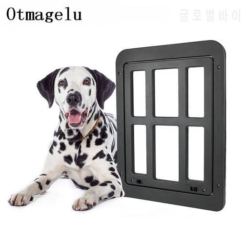 Dog Screen Door Lockable Puppy Safety Magnetic Flap Door Pet Window Flap Gate Exterior Doors Lockable Large Pet Door for Cat Dog