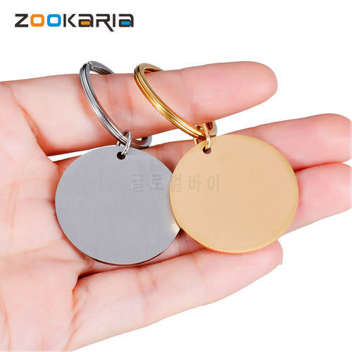 Dropshipping Dog ID Tag Custom Free Engraving Personalized Dog Collar Pet Charm Name Pendant Keychain Necklace Puppy Accessory