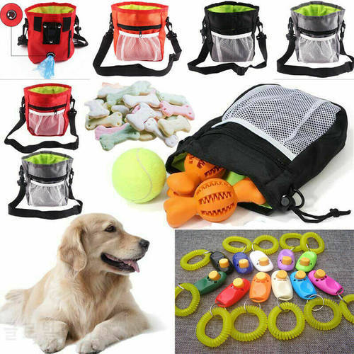 Dog Training Walking Pouch Waist Belt Snack Treat Storage Bags Dispenser Outdoor Pet Special Bag With Shoulder Waist Belt