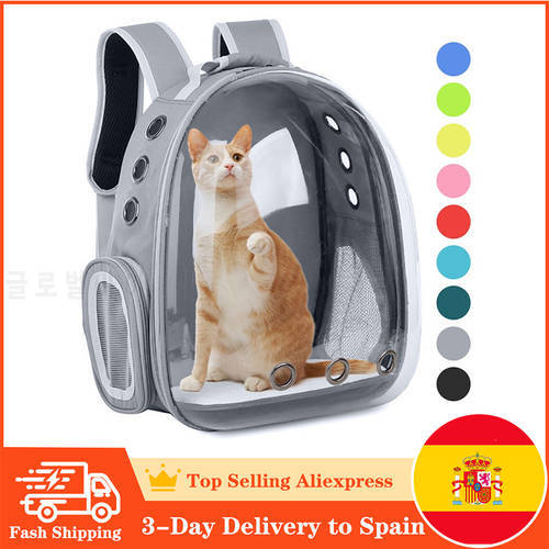 Cat Carrier Bags Breathable Outdoor Pet Carriers Small Dog Cat Backpack Travel Space Capsule Cage Pet Transport Bag For Cat