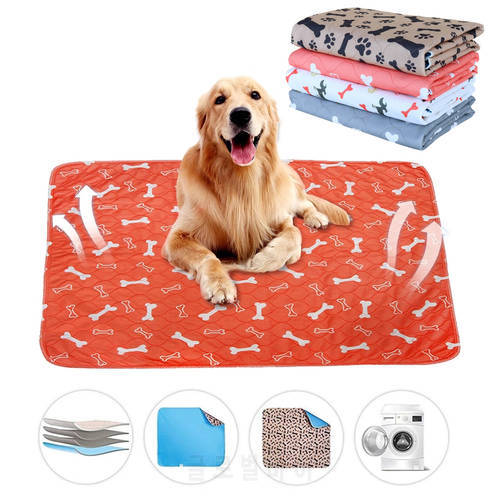 Reusable Dog Urine Pad Cat Bed Mat Washable Pet Sleep Cushion Fast Absorbing Dogs Diapers Pads Pet Training Mat Dog Supplies