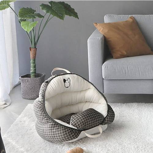 Dogs Basket Pet Carriers Travel Bed For A Dog Car Seat Car Cama Antiestres Para Perros Anti-stress Dogs Nonslip Quilted