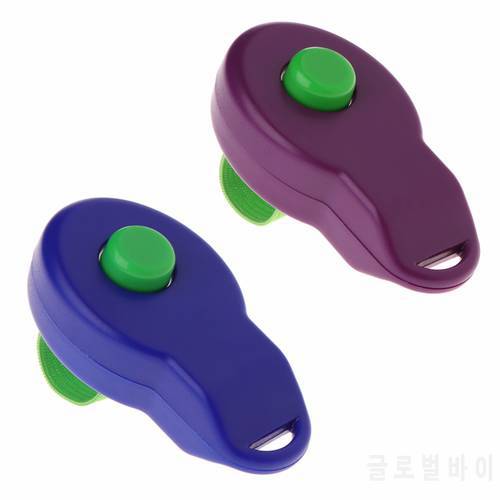 Pet Dog Training Clicker Sounder Puppy Whistle Guide Supplies With Finger Strap Pet Dog Clicker Training Ring For Dogs Supplies