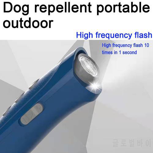 1pc Dog Repeller Multi-functional 3 Channel High-pitched Ultrasonic Sensor Trainer Charge Dogs Training Whistle Supplies