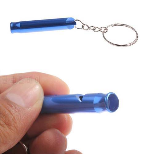 Dog Whistle Keychain Pendant Keyring Pocket Pets Accessories Metal