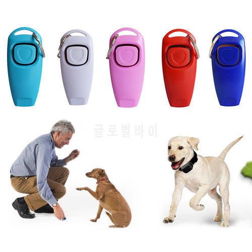 Dog Training Whistle Clicker Pet Trainer Click Puppy Aid Guide Obedience Pets Equipment Dog Trainings Supplies Pet Accessories