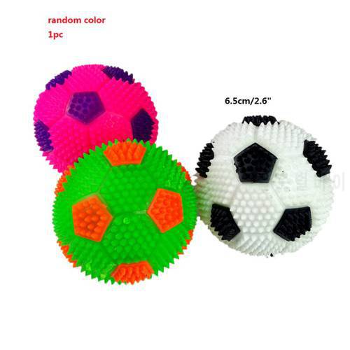 Squeak Light Soccer Ball Dog Toy Cleans Teeth And Promotes Dental And Gum Health Your Pet Flashing LED Light Sound Bouncy Ball