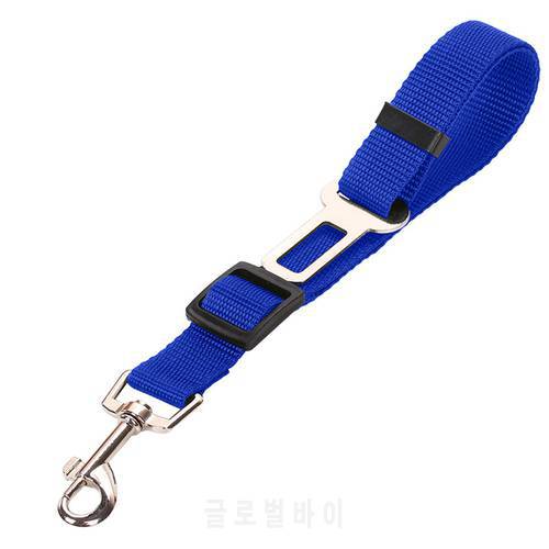 Pet Dog Car Seat Belt Adjustable Harness Lead Leash Small Medium Travel Clip Puppy Collar Leash Supplies Dog Accessories 5g