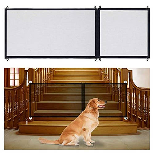 Dog Fences Dog Gate Ingenious Mesh Dog Fence For Indoor and Outdoor Safe Pet Dog gate Safety Enclosure Pet supplies Dropshipping