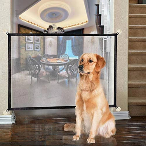 Portable Dog Fence Folding Pet Barrier Fence For Small Large Cats Dogs Breathable Safety Dog Mesh Barrier Fence Pet Supplies