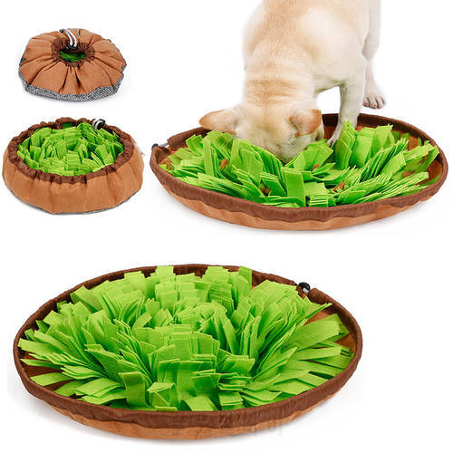 Interactives Foraging Mat Searching Skills Training Mats Encourage Natural Foraging Skills For Dog Stress Release Cushion New