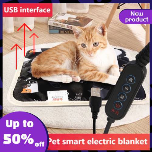 Pet Heating Pad Pet Dog Cat Pad Electric Blanket Warming Bed Heating Pad Pet Dog Bed Puppy Heater Waterproof Winter 2022 New