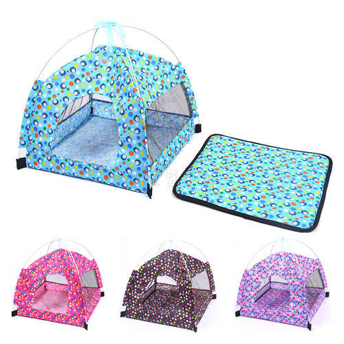 Removable dog tent summer spring soft waterproof sleep cat bed breathable washable pet house Kennel