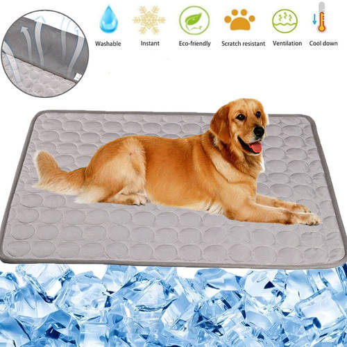 Summer Dog Cooling Mat Cool Bed For Dogs Cat Blanket Sofa Breathable Washable For Small Medium Large Dogs Bed Car Pet Cool Mat