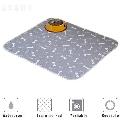 Waterproof Washable Dog Pet Diaper Mat Reusable Pet Urine Pad Fast Absorbing Pads Rug for Sleep Soft Carpet Blanket Bed Floor