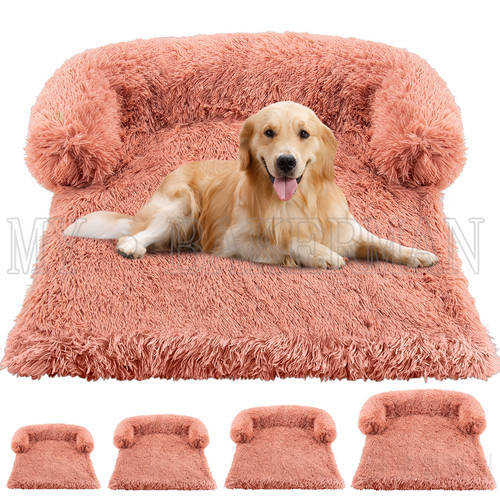 XXL Dog Sofa Bed Removable Cover Large Dog Sofa Bed Washable Plush Dog Kennel Winter Warm Pet Kennel Pad Dog Supplies