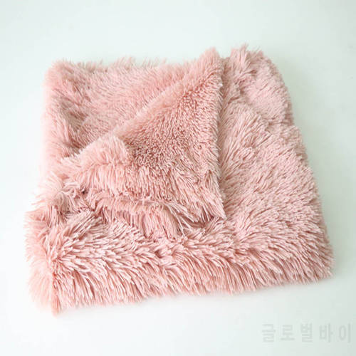 Soft Dog Cat Sleeping Bed Mattress Deep Fluffy Plush Pets Animal Blanket Cover