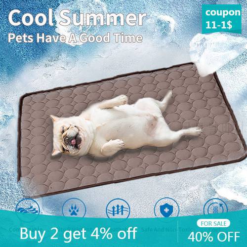 Dog Cooling Mat Summer Pad Pet Mat for Dogs Washable Sofa mat Breathable Pet Dog Bed ForLarge Dogs Cama Refrigerante Para Perro
