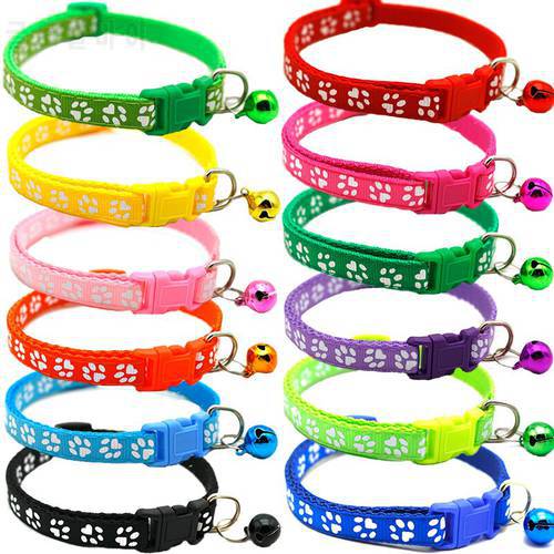 Colorul Pet Supplies Cat Collar With Bell Adjustable Buckle Collar Cat Pet Supplies Cat Accessories Collar Small Dog