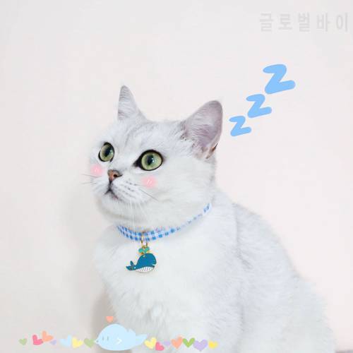 Cat Necklace Pet Collar Candy Color 14 Color Cat Collar with Pendant Dog Necklace Pet Supplies Dog Accessories Cat Necklace
