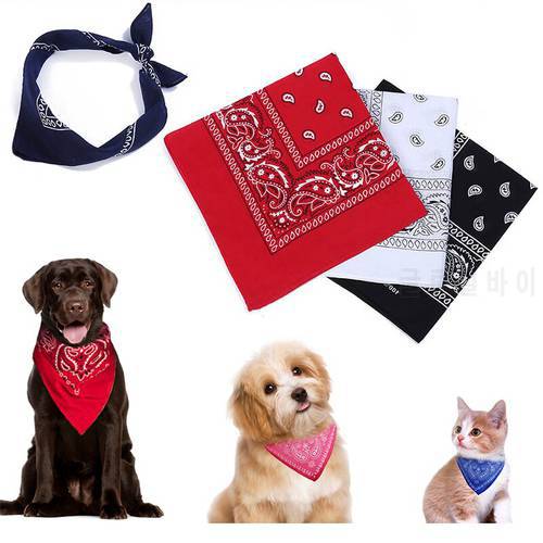 6@1Pc Lovely Square Pet Dog Puppy Cat Neck Scarf Bandana Collar Neckerchief Bandana Collar Neckerchief Dog Accessories Grooming