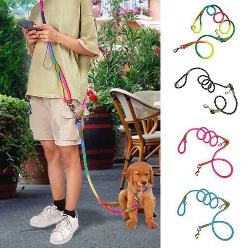 Adjustable Dog Leash Traction Rope Pet Dog Hands Freely Pull Leashes for Dog Pet Puppy Collar Lead Waist Belt Chest Strap