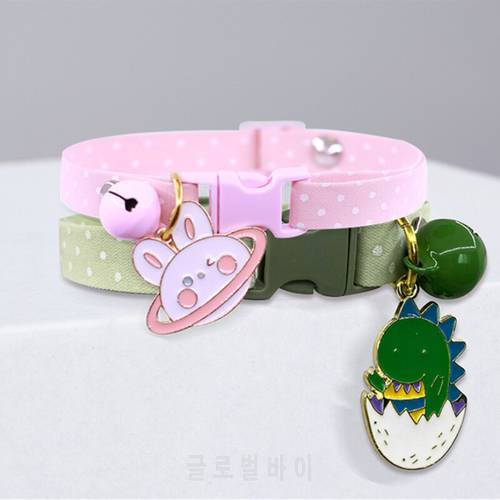 Cute Cats Collar Adjustable Buckle Cat Face Collar Pet Supplies Personalized Kitten Puppy Collar For Small Dog Pet Accessories