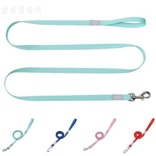 Reflective Dog Leash Nylon Pet Lead Hand Free Training Leash for Outdoor Dog Lead Ropes Traction Leash Dogs Pets Accessories