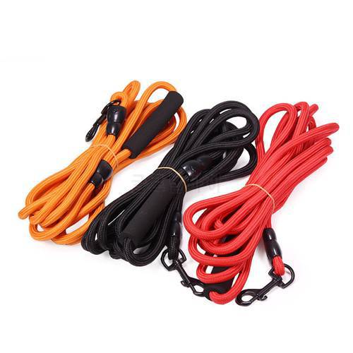 Dog Leash Nylon Long Tracking Round Rope for Dogs Outdoor Walking Training Pet Lead Leashes For Small Medium Large Dogs 5M/10M