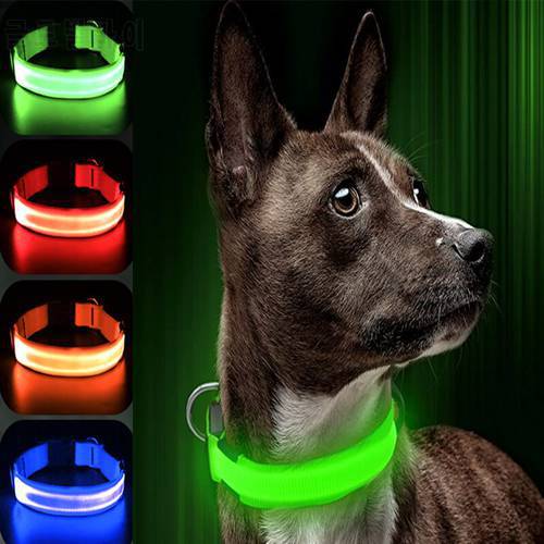 Usb Charging Led Dog Luminous Collars Rechargeable Pet Usb Collar Pendant Flash Night Light Safety Dogs Necklace Pet Accessories