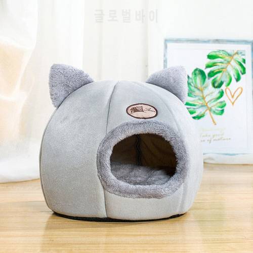 Deep Sleep Comfortable Cat Bed Little Mat Basket Small Dog House Products Pets Tent Cozy Cave Beds Indoor Portable Pet House Mat