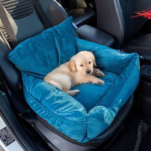 Pet Winter Warm Kennel Car Safety Seat Portable Outdoor Dual-purpose Cushion