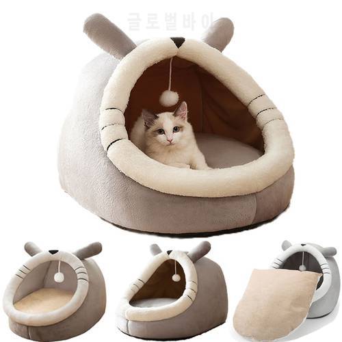 Pet Cat House Four Seasons Universal Cat Semi-enclosed Cat Bed Villa Summer Cool Nest Removable And Washable Kennel Comfortable