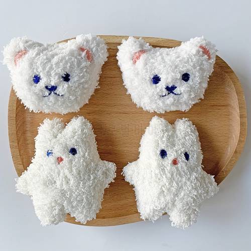 Fluffy Cat Toys Rabbit & Bear Cat Toys Soft Toys