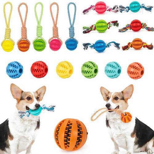 Pet Toy Rubber Watermelon Ball Dog Molar Ball Bite-resistant Cleaning Teeth Dog Food Ball Suitable For Small And Large Dogs