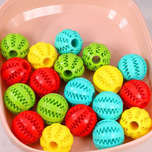 Pet Silicone Toy Ball Interactive Bite-resistant Chew Toys For Small Dogs Cleaning Teeth Teeth Grinding Pet Chew Accessories New