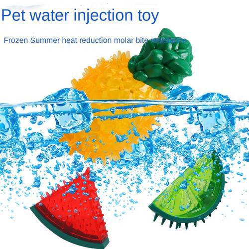 Pet Toys Molar Teeth Cooling Chewing Gum Sound Frozen Fruit Summer New Dog Leisure Toys Dogs Pets Accessories мягкая игрушка
