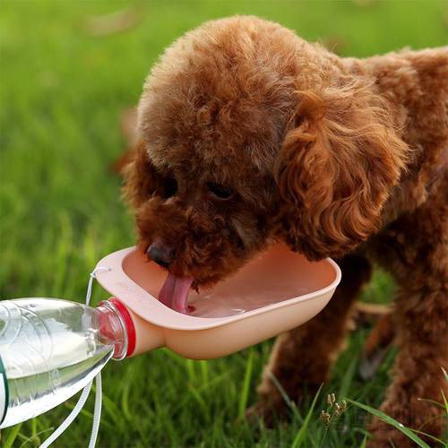 Dog Accessories Dog Travel Water Bottle Portable Pet Bottle Drinking Water Feeder For Dog Outdoor Water Bowl Bottle