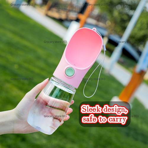 Pet dog/kitten accompanying water cup go out outdoor feeding water drinking fountain portable multi-capacity water bottle 2022