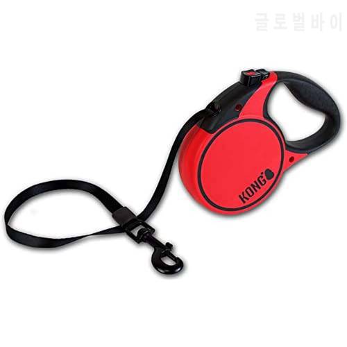 KONG Retractable Terrain Dog Leash, Durable Pet Walking Leash for Extra Small Medium Large Dogs Up to 110lbs, 360° Tangle Free