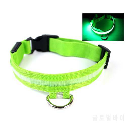 LED Dog Collar Anti-Lost/Avoid Car Accident Luminous Safety Collar For Dogs Puppies Dog Collars Leads light Supplies Pet Product