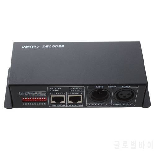 DMX 512 4CH x 8A Decoder LED Controller 4 Channel Driver RGBW LED Tape DC 12V-24V High Quality DMX Decoder (Support Wholesale
