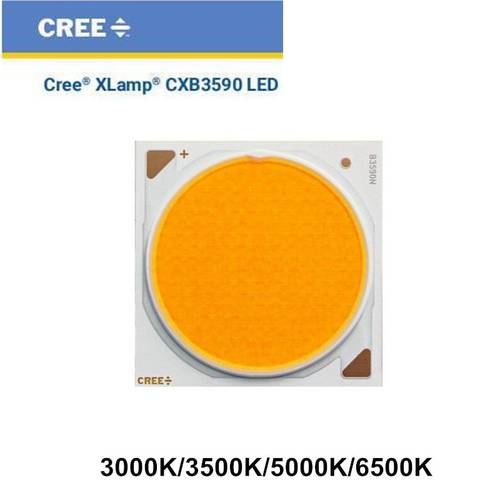 DIY CREE COB CXB3590 led grow lights Ideal holder 50-2303CR pin fin heat sink Meanwell driver 100mm glass lens / reflector