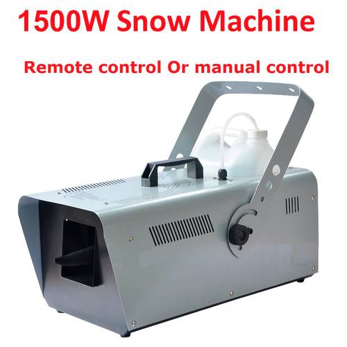 DHL/UPS 1500W Snow Machine Special Stage Effect Equipment Snowmaker Spray Snow Soap Foam Effect Machine DJ KTV Wedding Bar Party