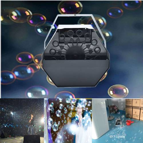 Professional 60W 1.2L bubble machine Automatic Bubble Machine with High Output Remote Control for wedding party stage effect