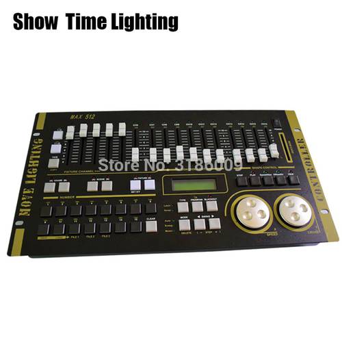 SHOW TIME Max 512 DMX Controller Stage light MAX 512 Master console for XLR-3 led par beam moving head light stage effect light