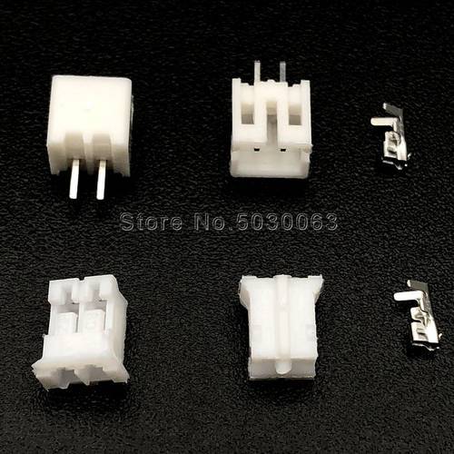 320pcs=80Sets PH2.0 2.0mm Pitch 2p 2pin Male female Terminal Kit/Housing/Pin Header Straight JST Wire Connectors Adaptor Kits